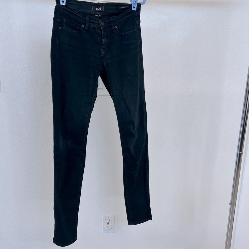 BDG Black cigarette jeans
